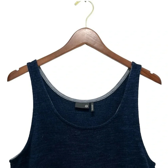 AG Adriano Goldschmied Abyl Sleeveless Overalls Jumpsuit in Navy Blue Size S - Picture 5 of 11